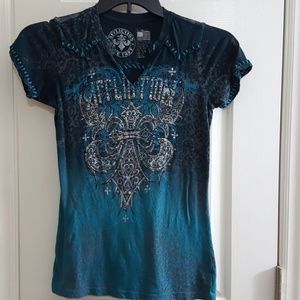 **V-Neck Shirt/AFFLICTION**